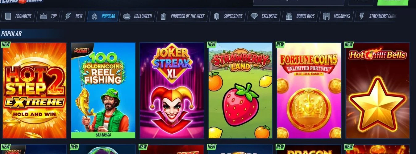 Vegas Hero popular games